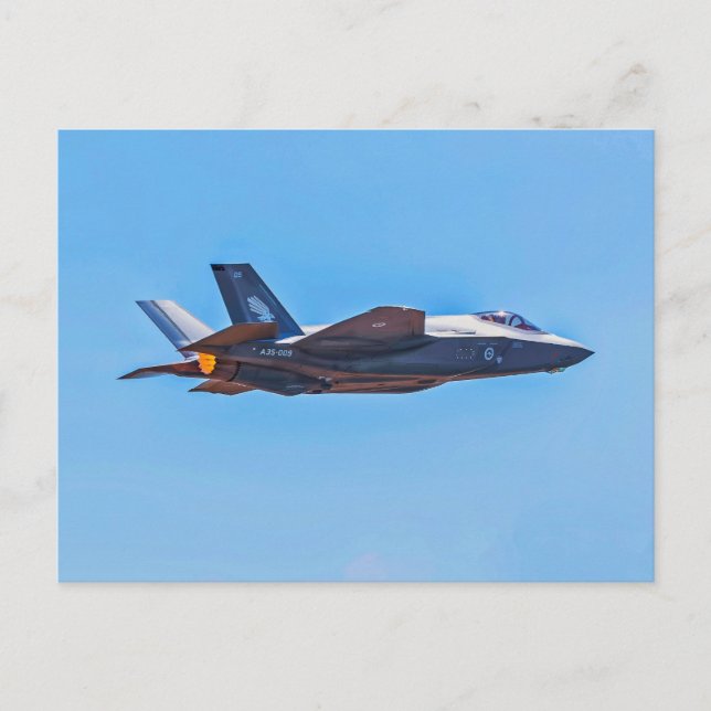 Lockheed Martin F-35A Lightning II Postcard Postkarte (Vorderseite)
