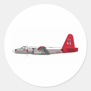 Lockheed P-2V Nepune Tanker Runder Aufkleber