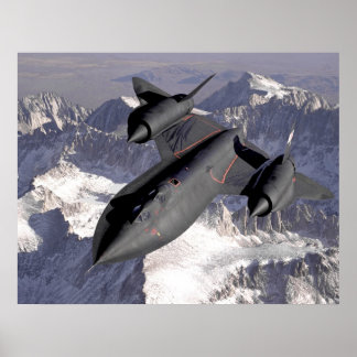 Lockheed Sr-71 Blackbird Poster