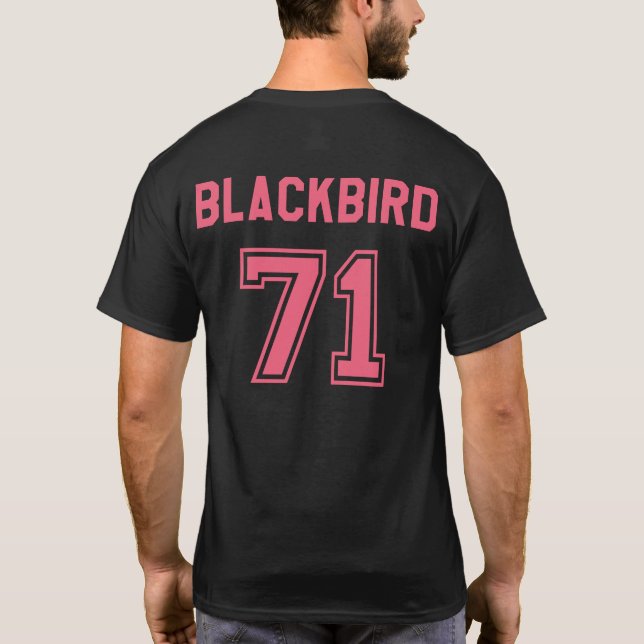 Lockheed SR-71 T - Shirt für Männer mit Rückendruc (Rückseite)