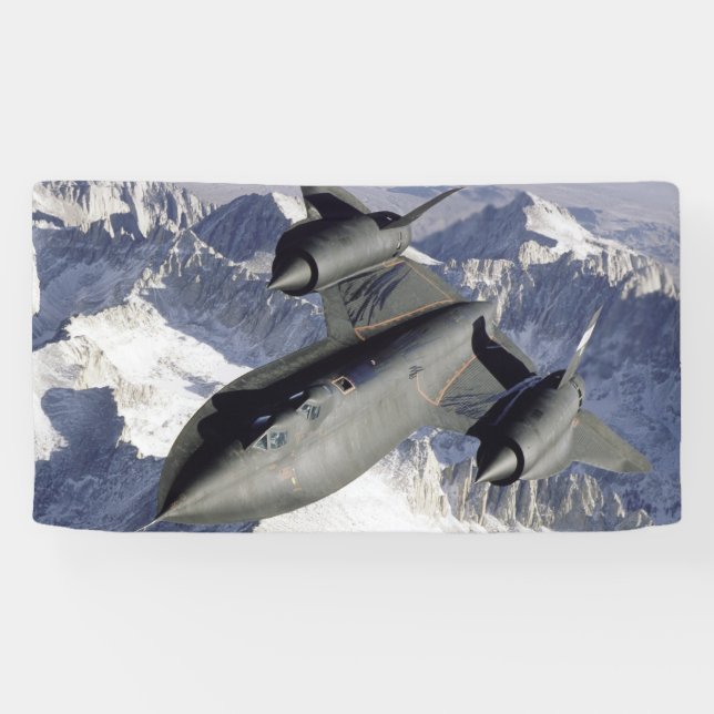 Lockheed SR-71B Blackbird Banner (Horizontal)