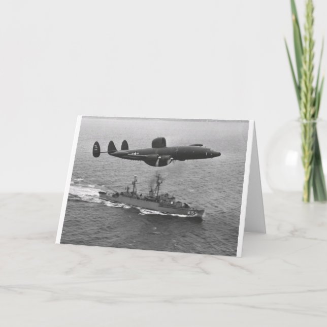 Lockheed WV-2 Super Constellation Karte (Vorderseite)