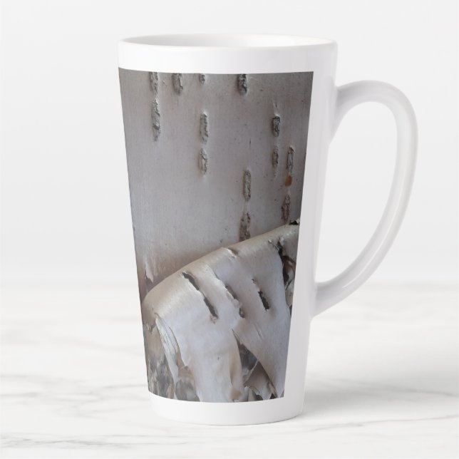 Lockige Birkenrinde Rustikal Milchtasse (Rechts)