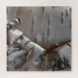 Lockige Birkenrinde Rustikal Puzzle