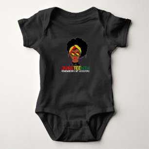 Lockige Haare Schwarze Frau erinnert sich an meine Baby Strampler