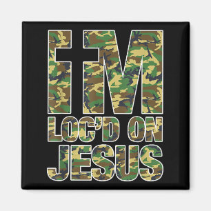 Lockige Jesus-Christus-Kreuz Schwarze Frau Mit Loc Magnet