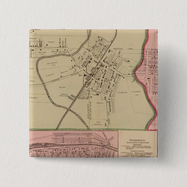 Lockland, Reading, Ohio Button (Vorderseite)