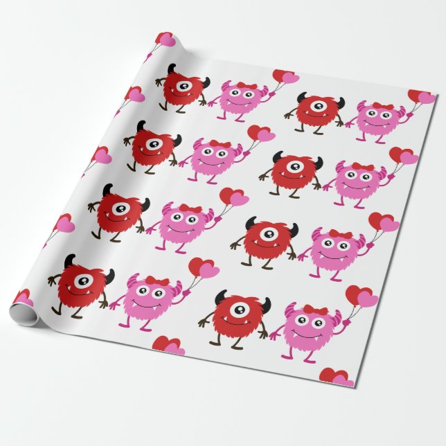 Lockmonster-Wrapping Paper Geschenkpapier (Ungerollt)