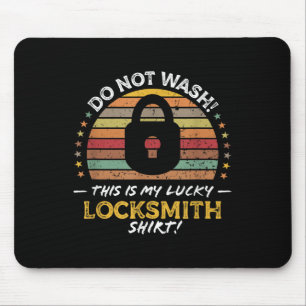 Locksmith Funny Quote, Lock Picker Graphic Mousepad
