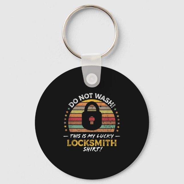 Locksmith Funny Quote, Lock Picker Graphic Schlüsselanhänger (Vorderseite)