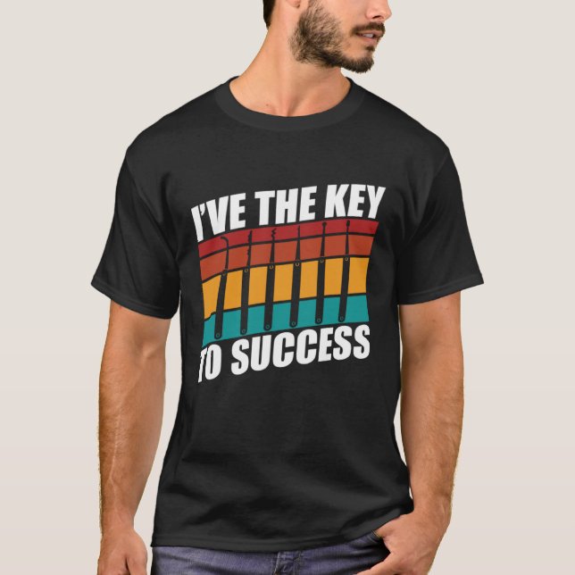 Locksmith key to success lock picking idea T-Shirt (Vorderseite)