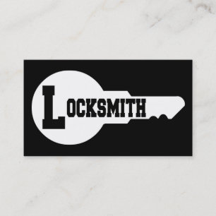 Locksmith Word Business Card Visitenkarte