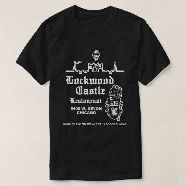 Lockwood Castle Restaurant, Chicago, IL T-Shirt (Design vorne)
