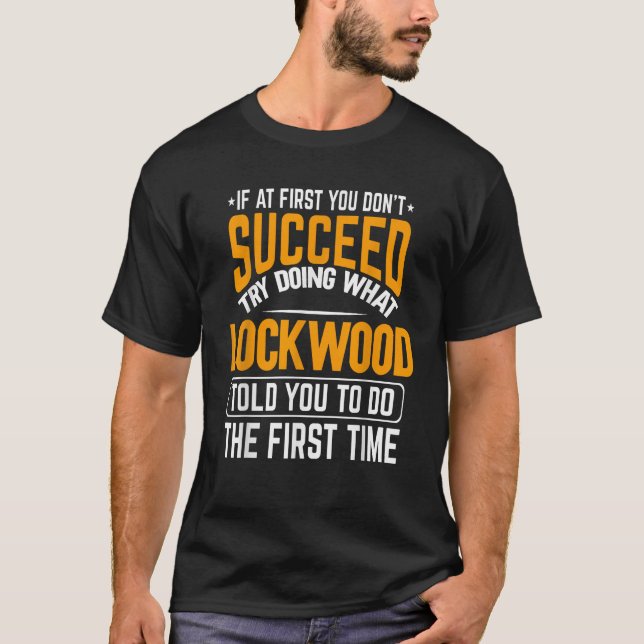 Lockwood personalisierter Sarkasmus Witz lustige K T-Shirt (Vorderseite)