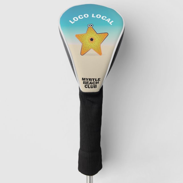 Loco Local Starfish Golf Headcover (Vorderseite)