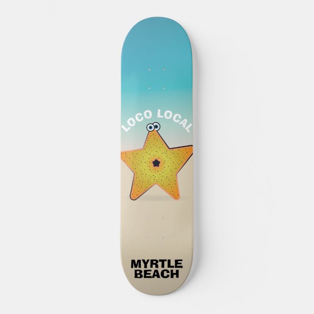 Loco Local Starfish Skateboard (Vorderseite)