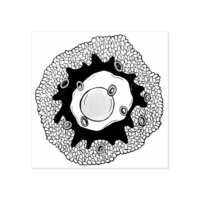 Loco Moco Hawaiian Cuisine Food Rice Hamburger Ei Gummistempel (Prägung)