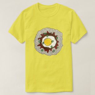 Loco Moco Hawaiian Cuisine Food Rice Hamburger Ei T-Shirt