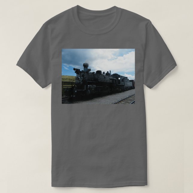 Locomotive Cumbres Toltec - PfeilGauge Bahn T-Shirt (Design vorne)