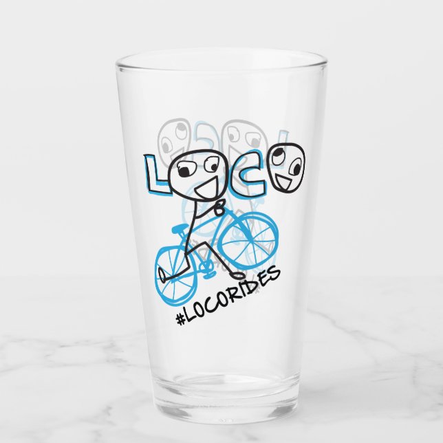 LOCORides Pint Glas (Vorderseite)