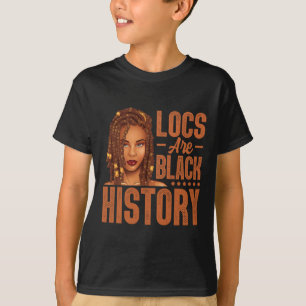 Locs sind schwarze Geschichte Afroamerikanische sc T-Shirt