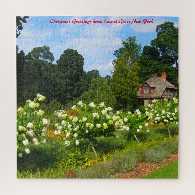 Locust Grove New York.Christmas Greetings Jigsaw P Puzzle (Vertikal)