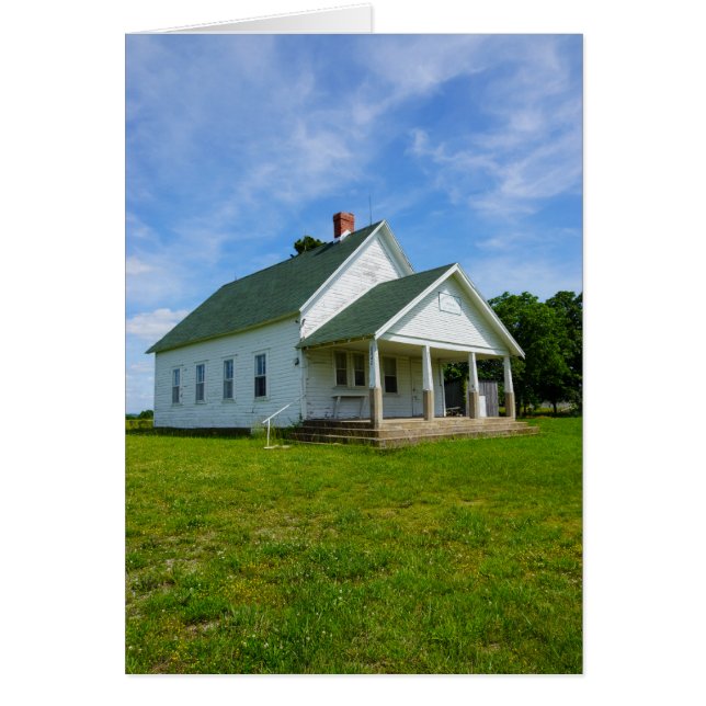 Locust Prairie School Grußkarte (Vorne)