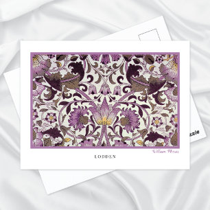 Lodden Floral Pattern William Morris Postcard Postkarte