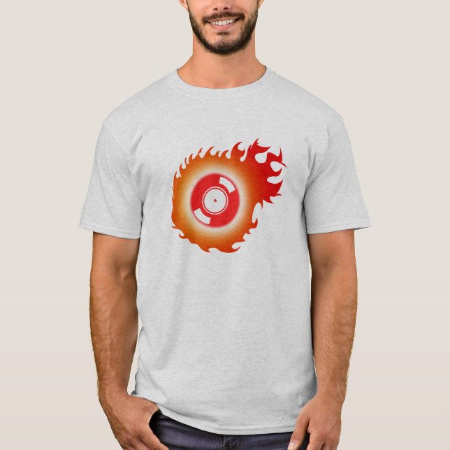 Lodernde Aufzeichnung T-Shirt (Vorderseite)