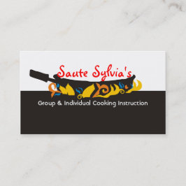 Lodernde Bratpfanne Visitenkarte