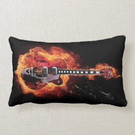 Lodernde Gitarre Lendenkissen