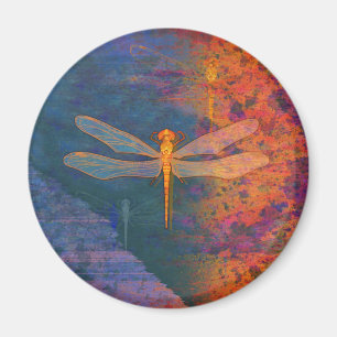 Lodernde Libelle Magnet
