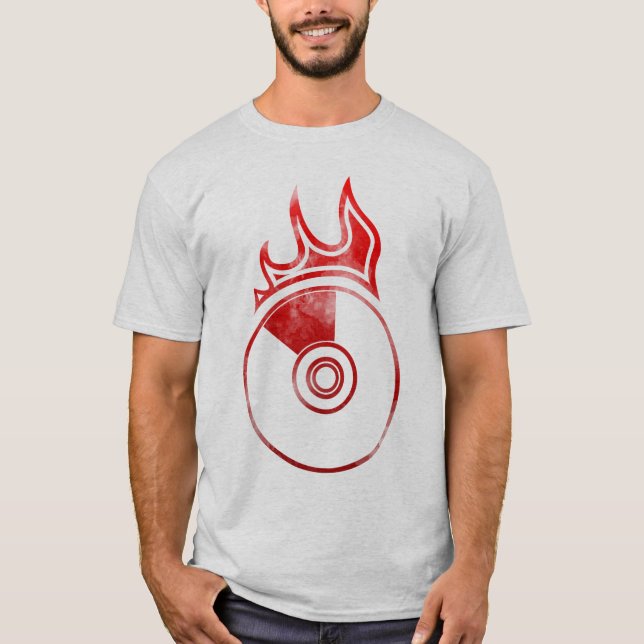Lodernde Platten T-Shirt (Vorderseite)