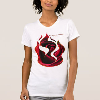 Lodernde Rose T-Shirt