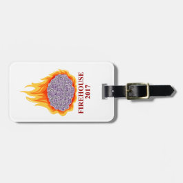 Lodernder Gehirn-Gepäckanhänger Gepäckanhänger