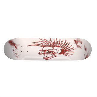 Lodernder Mohikaner Skateboard