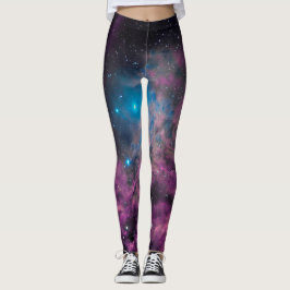 Lodernder Stern-Nebelfleck Leggings