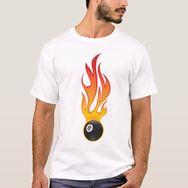 loderndes eightballl T-Shirt (Vorderseite)
