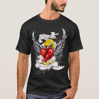 Loderndes Herz T-Shirt