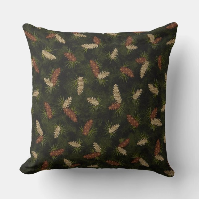 "Lodge/Hütte" DURCHSCHREIBEN Kissen (Vorderseite)