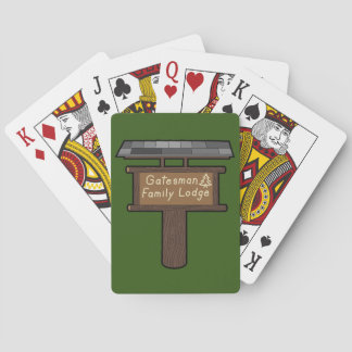 Lodge Playing Cards - Green Spielkarten