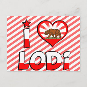 Lodi, CA Postkarte