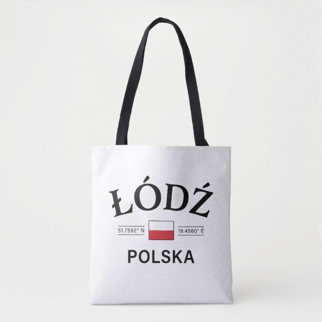 Lodz Polska (Polen) - Polnische Koordinaten (Vorderseite)