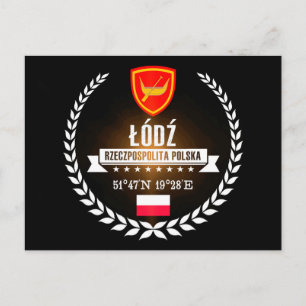 Łódź Postkarte