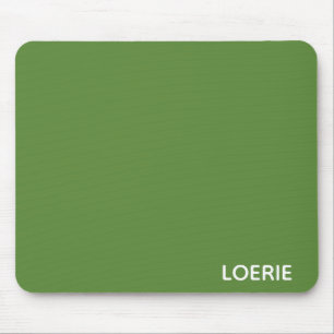 Loerie-Grün-Farbname Mousepad