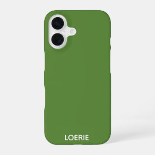 Loerie grüner Farbname iPhone 16 Hülle