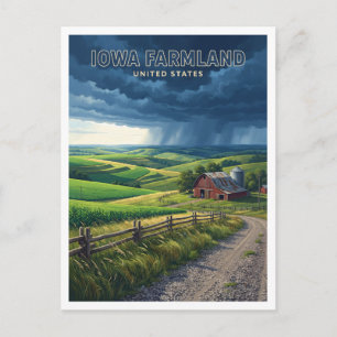 Loess Hills National Scenic Byway Ackerland Onawa Postkarte