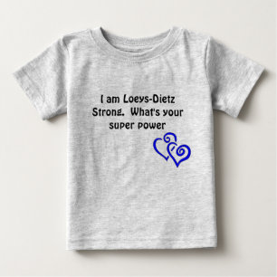 Loeys-Dietz Säugling nehmen Herz Onsie Baby T-shirt
