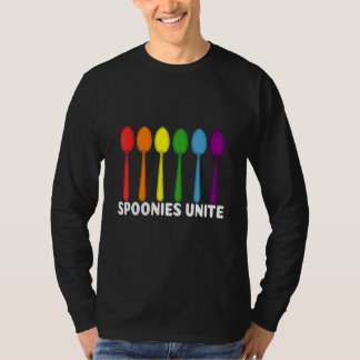 Löffel vereinen das Leben mit Schmerzen und Puppen T-Shirt