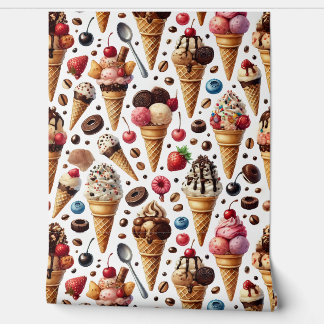 Löffel voller Zucker Tapete